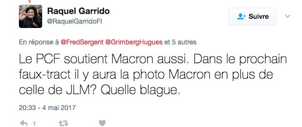 L'abject tweet de Raquel Garrido (PG/FI) sur le PCF L'abject tweet de Raquel Garrido (PG/FI) sur le PCF
