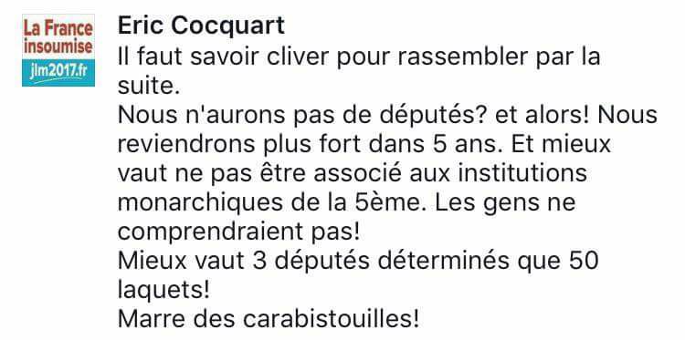 Ces insoumis de la 13ème circonscription des Bouches-du-Rhône, plus bruns que rouges Ces insoumis de la 13ème circonscription des Bouches-du-Rhône, plus bruns que rouges