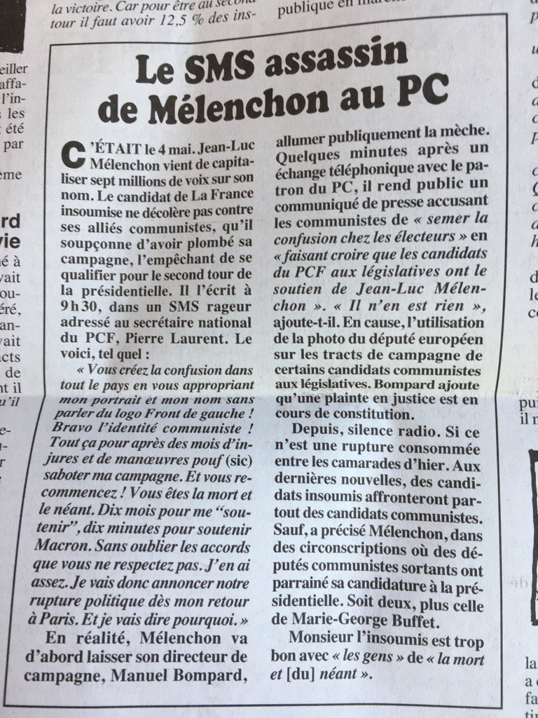 Quand on veut faire croire que les diviseurs ce sont les autres, on évite d'envoyer des SMS Quand on veut faire croire que les diviseurs ce sont les autres, on évite d'envoyer des SMS