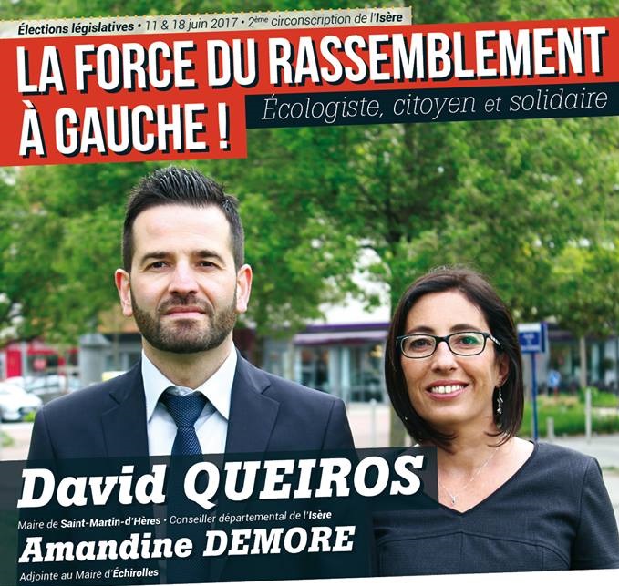 Législatives : Le Parti de gauche Échirolles et apparentés soutient David Queiros (PCF)