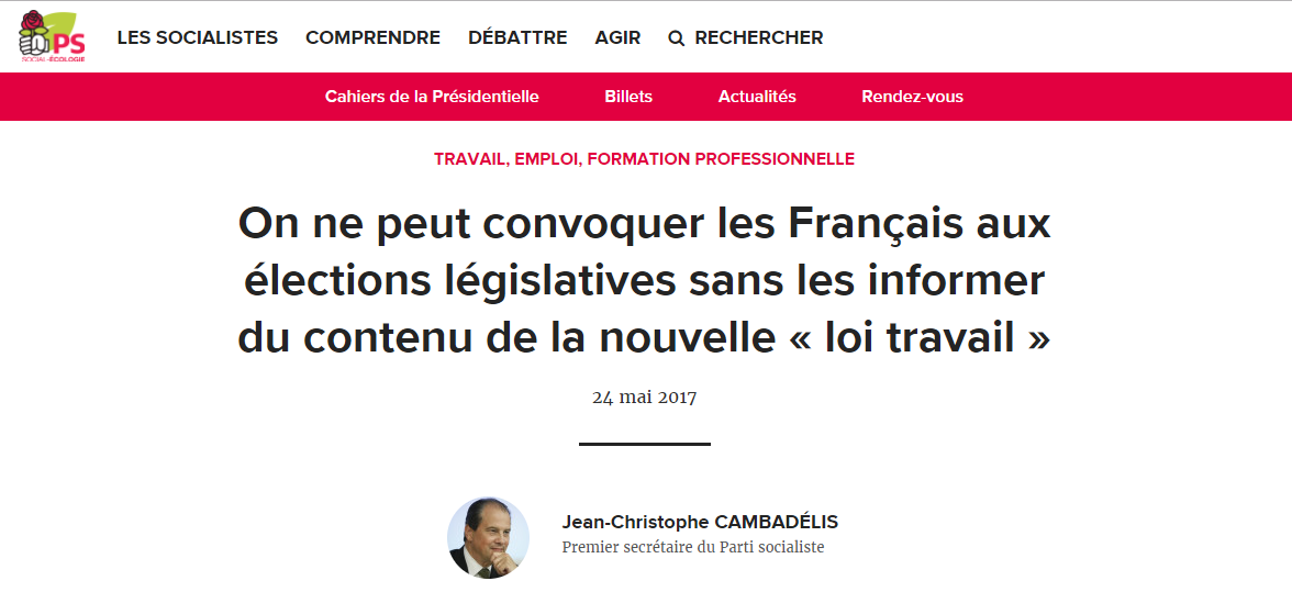 Après avoir imposé la "Loi travail" à coup de 49-3, le PS veut jouer les rebelles avec la "Loi travail 2" Après avoir imposé la "Loi travail" à coup de 49-3, le PS veut jouer les rebelles avec la "Loi travail 2"
