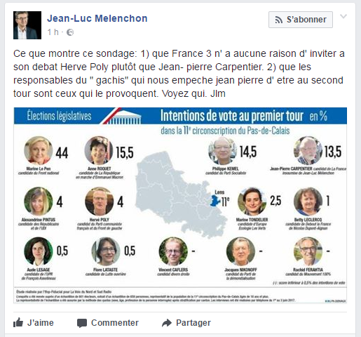 A 5 jours des législatives, Jean-Luc Mélenchon s'en prend encore au PCF