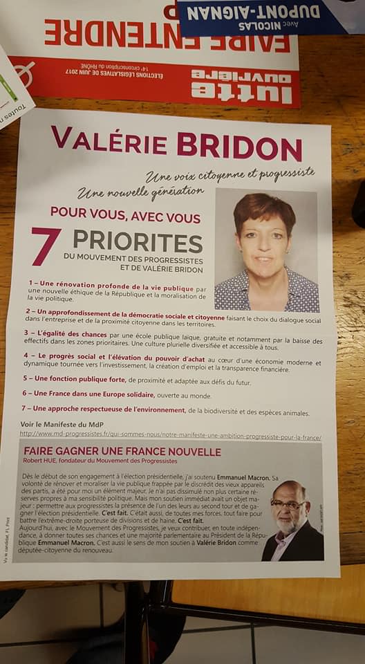 Robert Hue présente une candidature du MdP contre le PCF à Vénissieux
