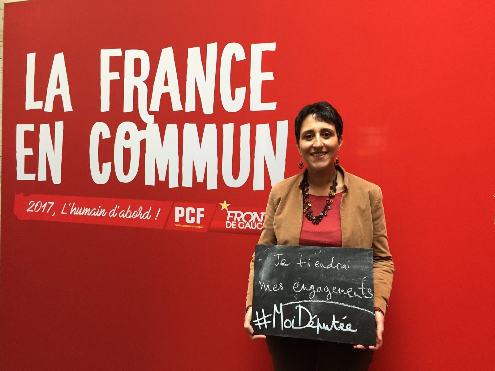 Yasmine Boudjenah (PCF) seconde dans la 11ème circonscription des Hauts-de-Seine