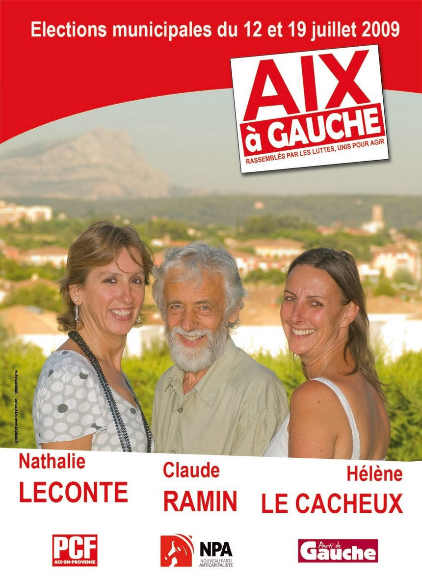 Elections municipales Aix en Provence : Déclaration de Marie-George Buffet