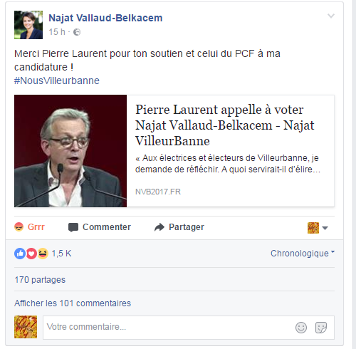 Ce soutien de Pierre Laurent à Najat Valaud-Belkacem est inadmissible !