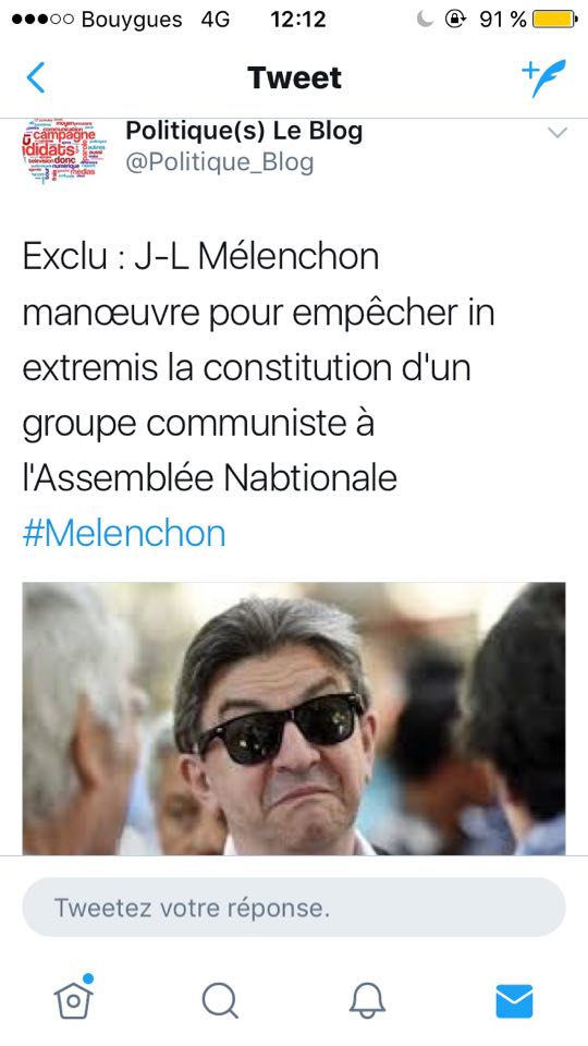 Jean-Luc Mélenchon veut bloquer la création du groupe communiste Jean-Luc Mélenchon veut bloquer la création du groupe communiste