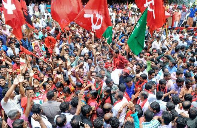 Les communistes triomphent aux élections locales de Mattanur (Kerala)