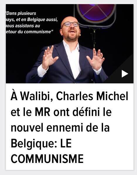 Un spectre hante la Belgique, le spectre du communisme