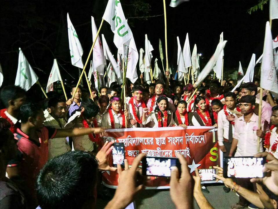 Tripura : Victoire massive des étudiants communistes dans les conseils universitaires