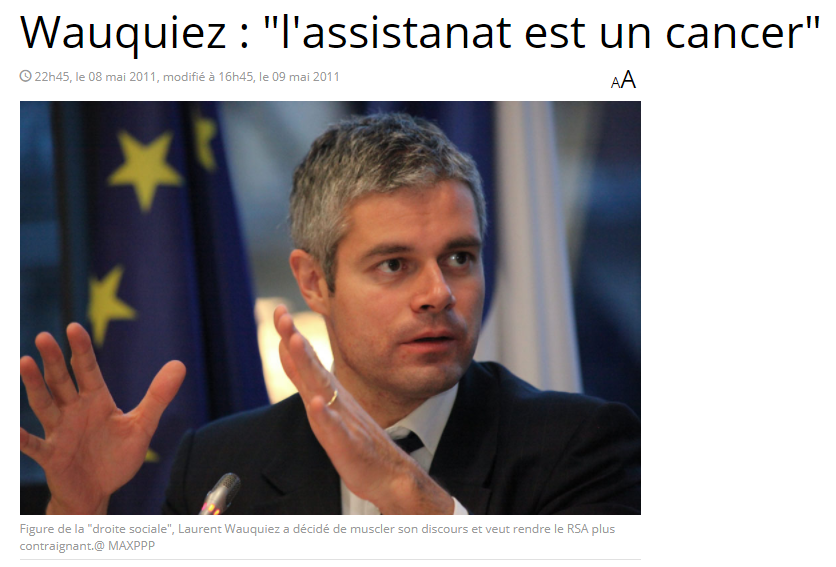 Assistanat/Privilèges : Wauquiez (LR) cumule 13 ans de retraite pour... 2 mois passés au Conseil d'Etat Assistanat/Privilèges : Wauquiez (LR) cumule 13 ans de retraite pour... 2 mois passés au Conseil d'Etat