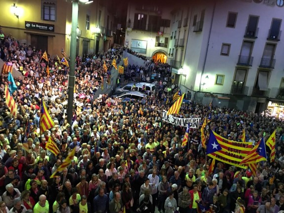 Des concentrations massives dans toute la Catalogne pour la défense des libertés