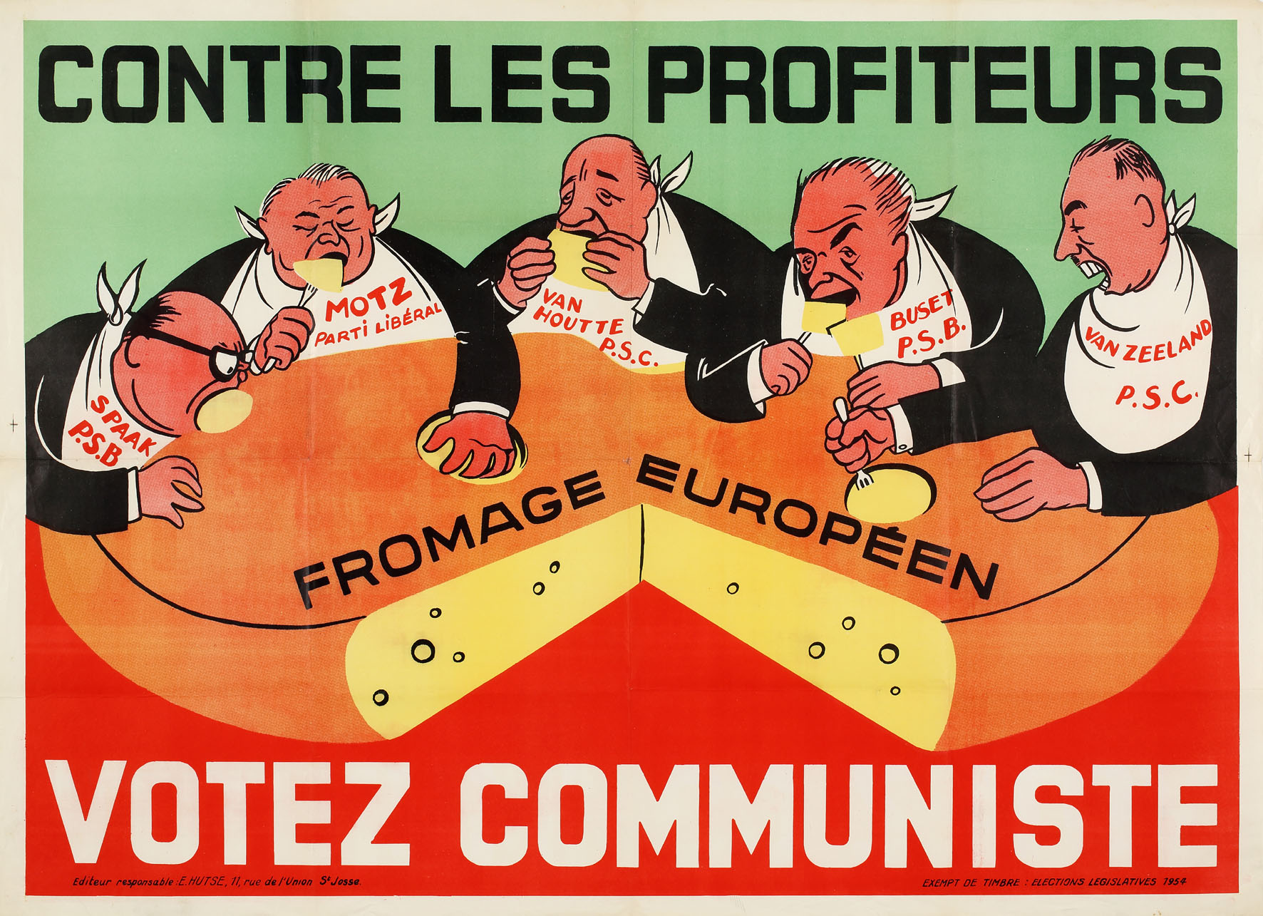 Affiche du PC de Belgique
