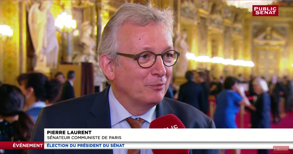 Pierre Laurent annonce 15 sénateurs au groupe communiste du Sénat