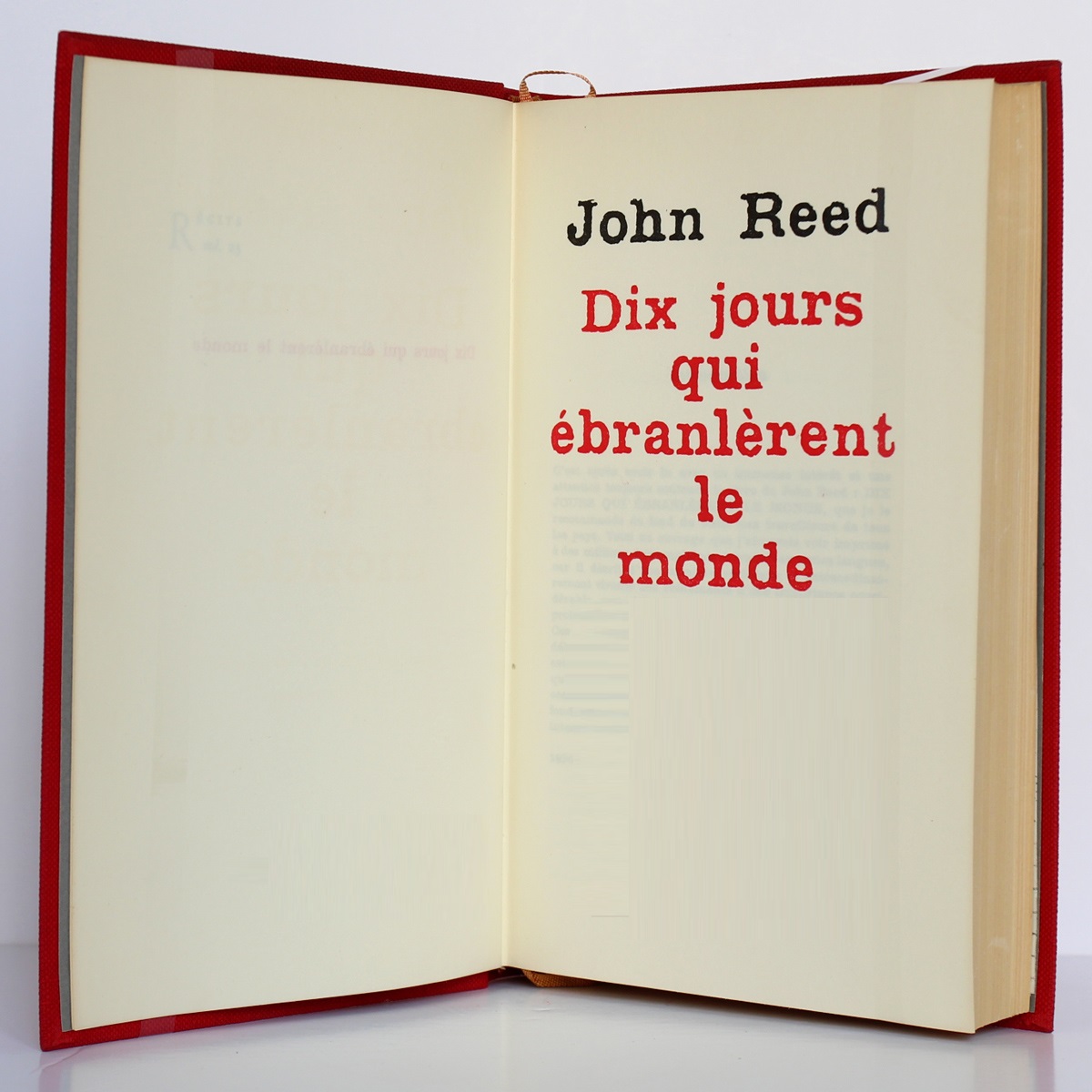 Pour comprendre la Révolution d'Octobre : "10 jours qui ébranlèrent le monde" (John Reed) Pour comprendre la Révolution d'Octobre : "10 jours qui ébranlèrent le monde" (John Reed)