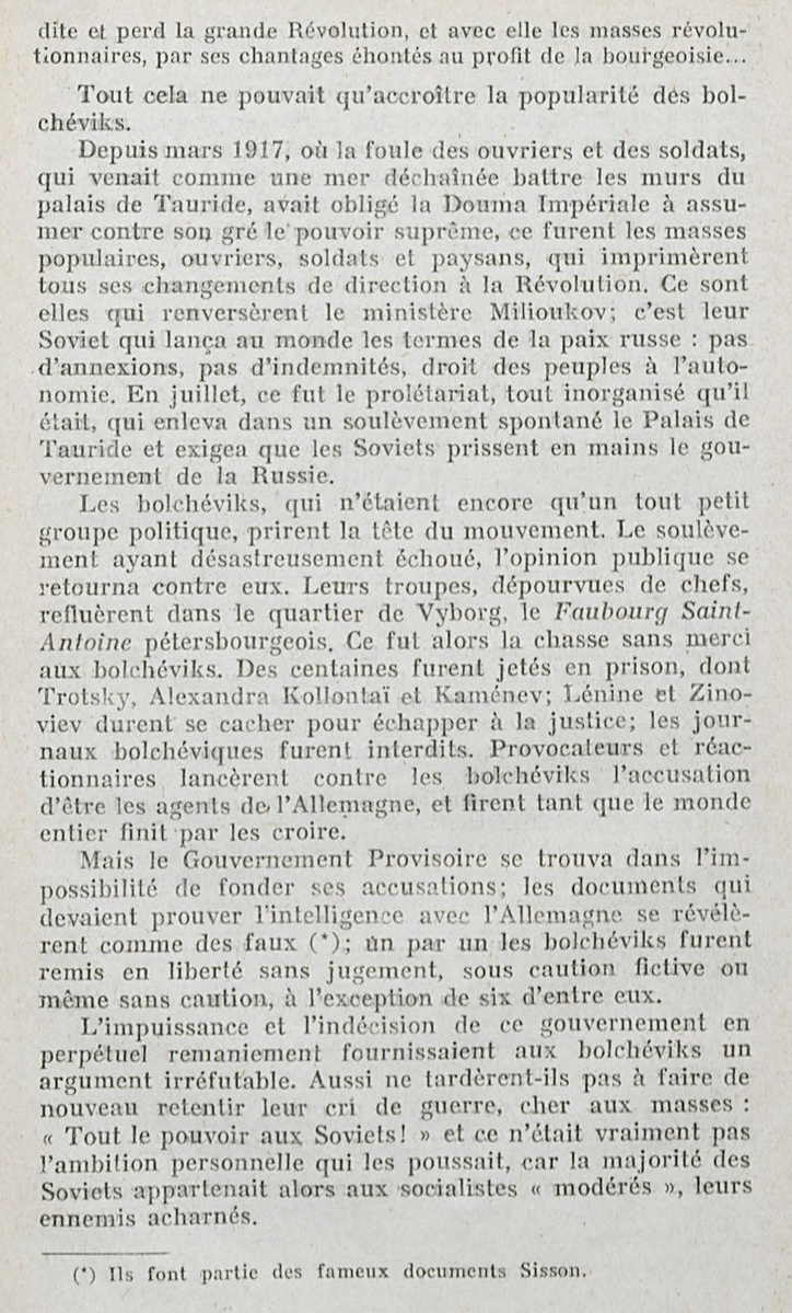 "10 jours qui ébranlèrent le monde" (John Reed) / Chapitre 1, les origines