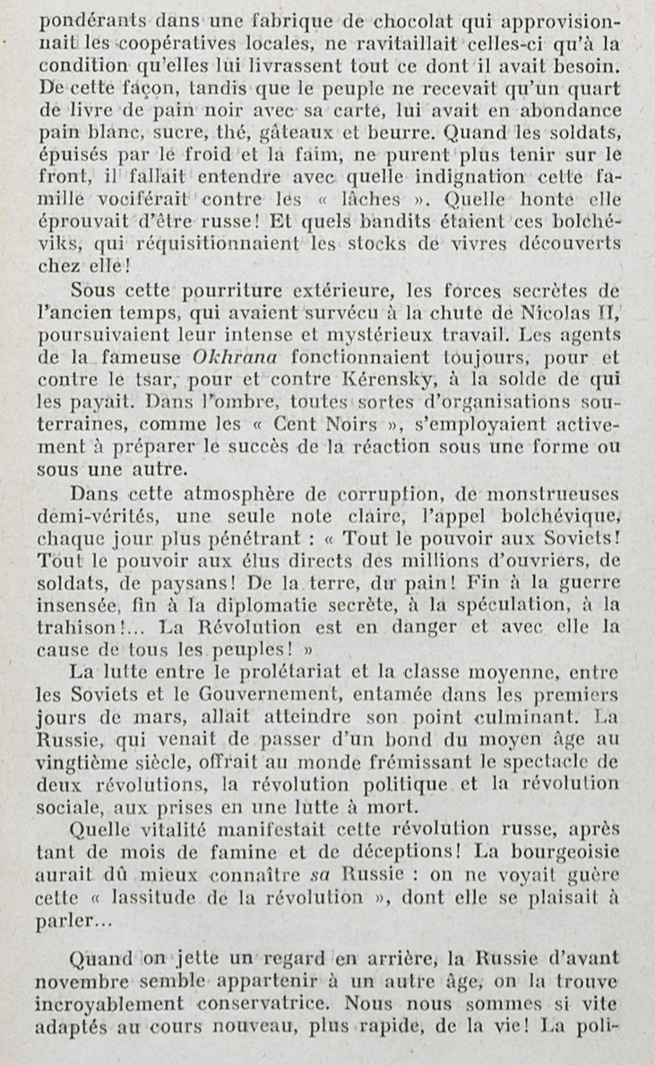 "10 jours qui ébranlèrent le monde" (John Reed) / Chapitre 1, les origines