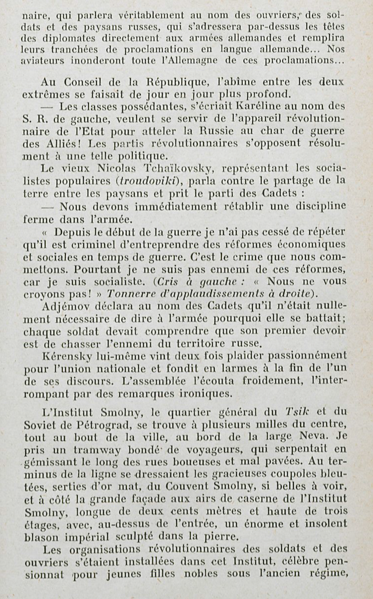 "10 jours qui ébranlèrent le monde" (John Reed) / Chapitre 2, la tempête approche "10 jours qui ébranlèrent le monde" (John Reed) / Chapitre 2, la tempête approche