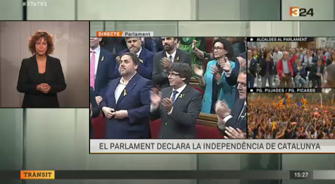 Historique : La République Catalane est proclamée ! Historique : La République Catalane est proclamée !