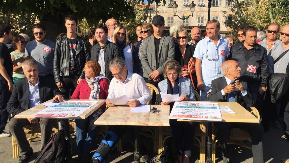 La liste commune entre La Corse insoumise et le Parti communiste dévoilé La liste commune entre La Corse insoumise et le Parti communiste dévoilé