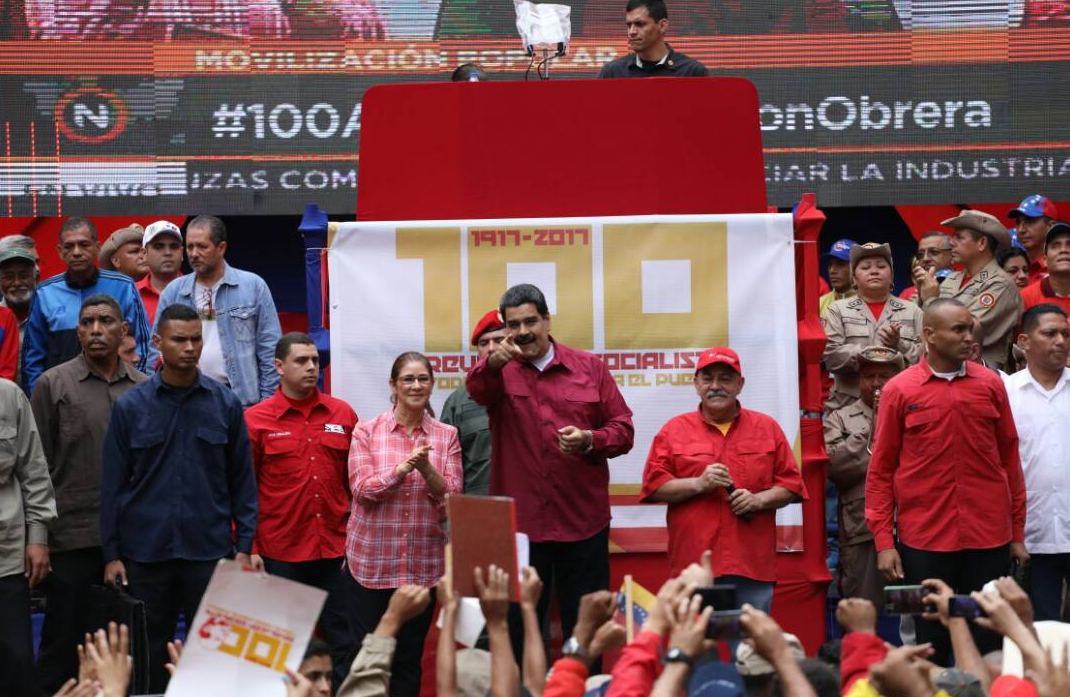 Le Venezuela célèbre les 100 ans de la révolution socialiste d'octobre