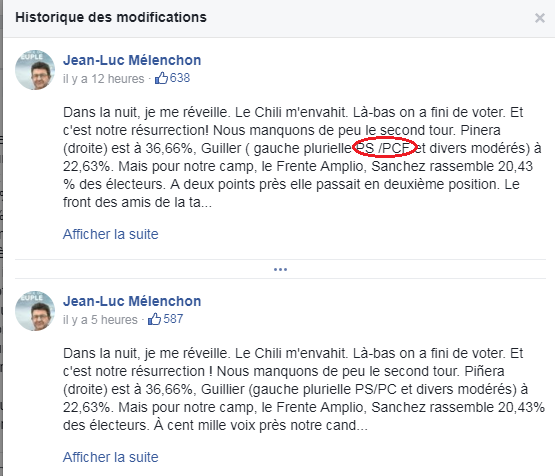 Notons la haine qu'à Janluk contre le PCF, qui comme tout le monde sait, trahi le peuple chilien Notons la haine qu'à Janluk contre le PCF, qui comme tout le monde sait, trahi le peuple chilien