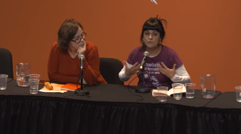 Anna Gabriel et Eulàlia Reguant (CUP) expliquent la situation en Catalogne (et en français) au congrès de Québec Solidaire Anna Gabriel et Eulàlia Reguant (CUP) expliquent la situation en Catalogne (et en français) au congrès de Québec Solidaire