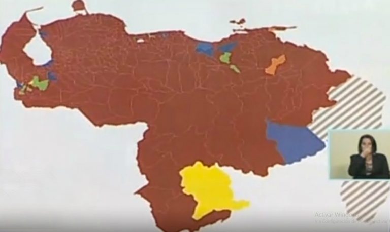 Avec 6.517.605 voix (71,31%), les chavistes remportent 308 des 335 mairies du Venezuela