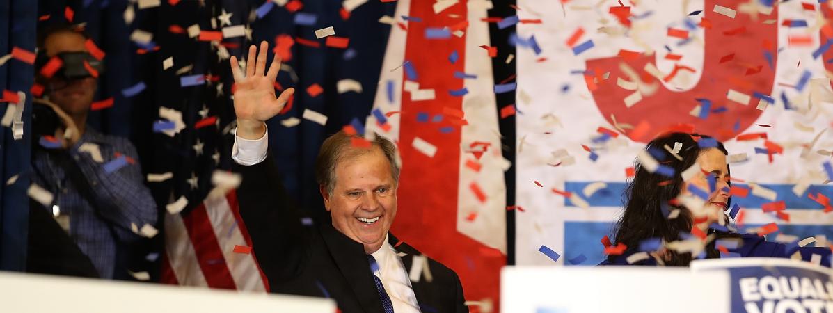 Lourd revers politique pour Donald Trump dans un Alabama pourtant acquis aux conservateurs et réactionnaires Lourd revers politique pour Donald Trump dans un Alabama pourtant acquis aux conservateurs et réactionnaires