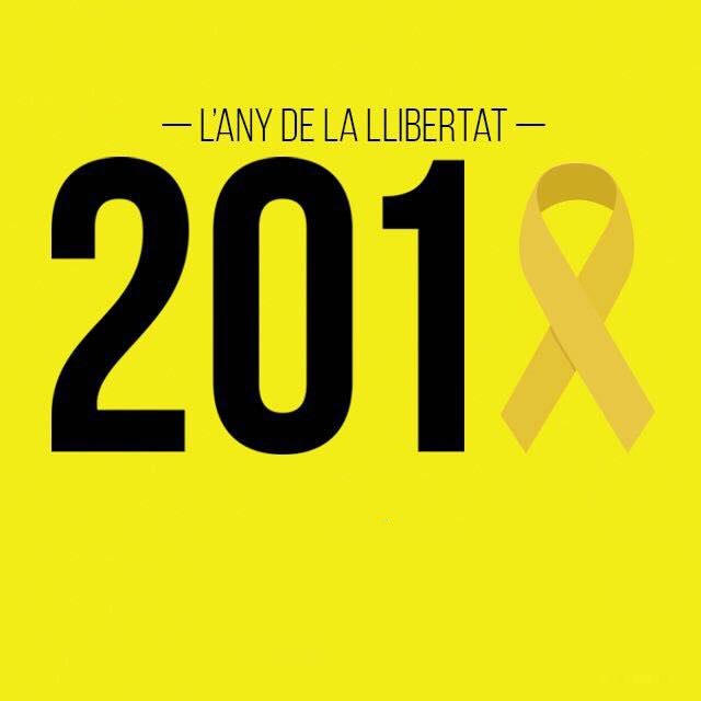 Que 2018 soit l'année de la Liberté ! El maig de 2018 serà l'any de la Llibertat ! Que 2018 soit l'année de la Liberté ! El maig de 2018 serà l'any de la Llibertat !