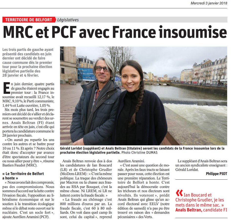 D'un côté du "Du fiel et des mensonges à foison" contre les communistes, de l'autre l'unité pour une législative partielle D'un côté du "Du fiel et des mensonges à foison" contre les communistes, de l'autre l'unité pour une législative partielle