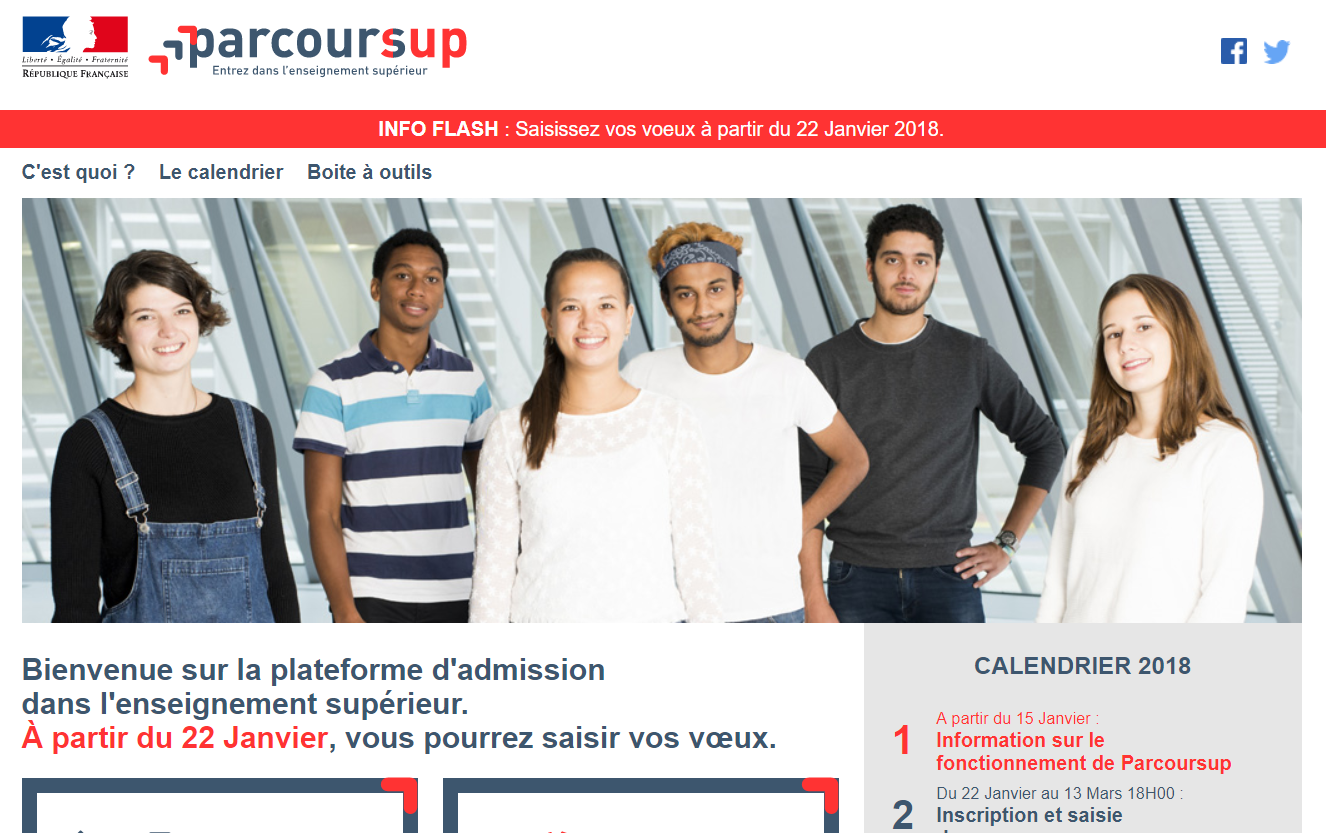 Lancement de parcoursup premier pas vers la sélection (MJCF) Lancement de parcoursup premier pas vers la sélection (MJCF)
