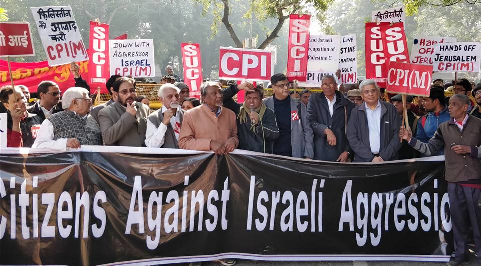 "Go back" clament les communistes d'Inde à Benyamin Netanyahou