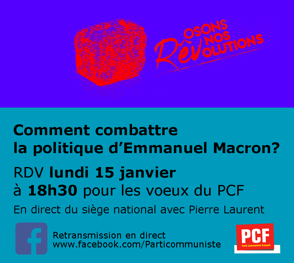 Voir (ou revoir) les vœux de Pierre Laurent / PCF