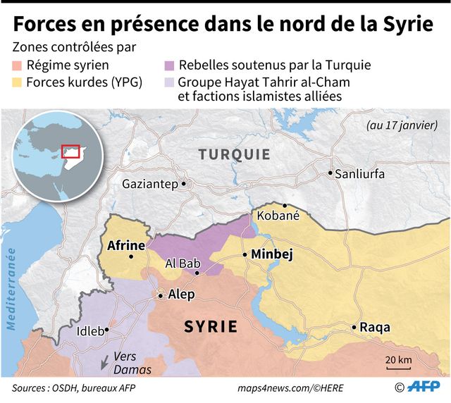 Offensive de la Turquie contre les kurdes de Syrie et les YPG