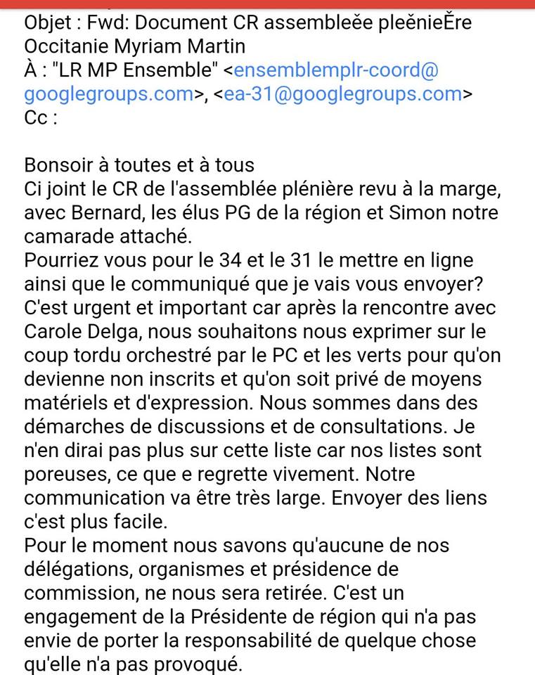 La grossière et insultante sortie de Jean-Luc Mélenchon est une manipulation pour cacher une "tambouille" FI-PS