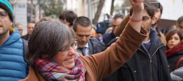 Elles/ils ont accompagné Mireia Boya (CUP) devant le Tribunal suprême à Madrid