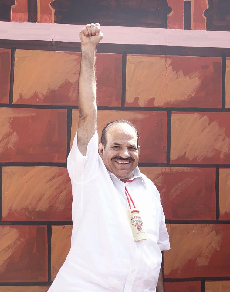Kodiyeri Balakrishnan réélu à la tête des 463.472 adhérent.e.s du CPI(M) au Kerala Kodiyeri Balakrishnan réélu à la tête des 463.472 adhérent.e.s du CPI(M) au Kerala
