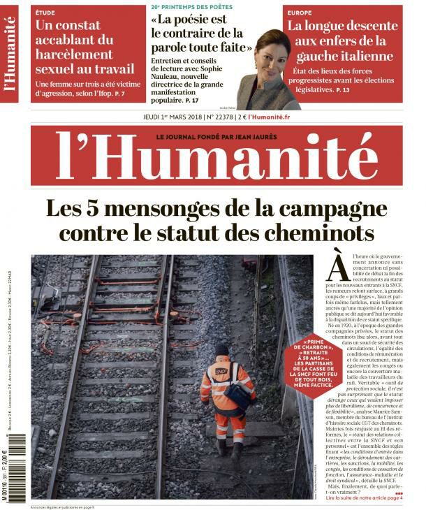 Les 5 mensonges de la campagne contre le statut des cheminots Les 5 mensonges de la campagne contre le statut des cheminots