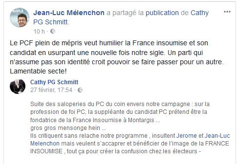 Nouvelle sortie anticommuniste de Jean-Luc Mélenchon