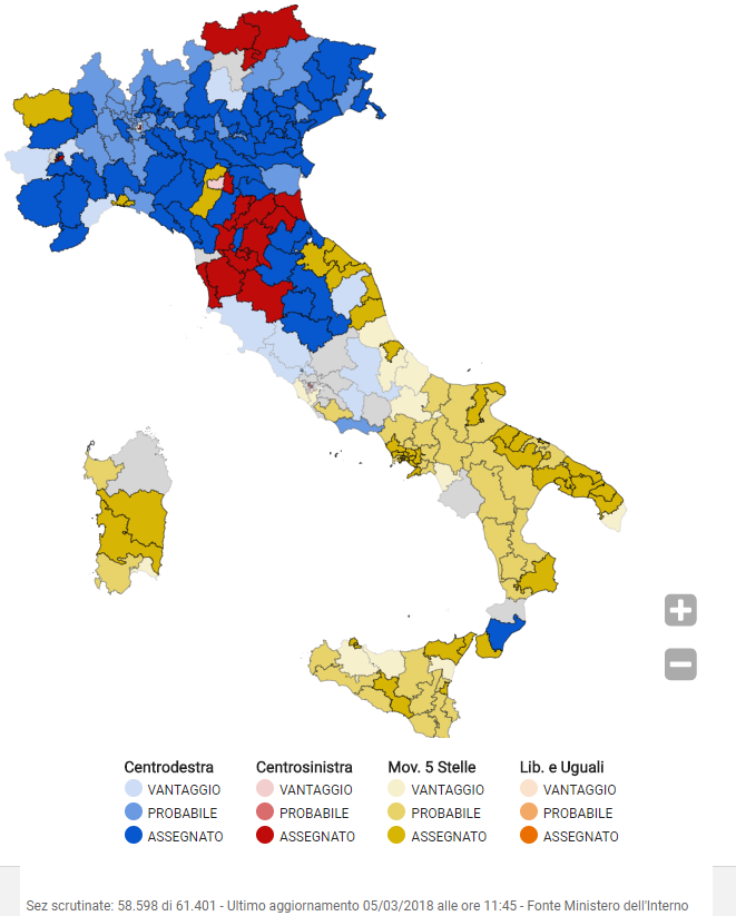 Elections législatives en Italie : Le crépuscule de la gauche et de la gauche communiste Elections législatives en Italie : Le crépuscule de la gauche et de la gauche communiste