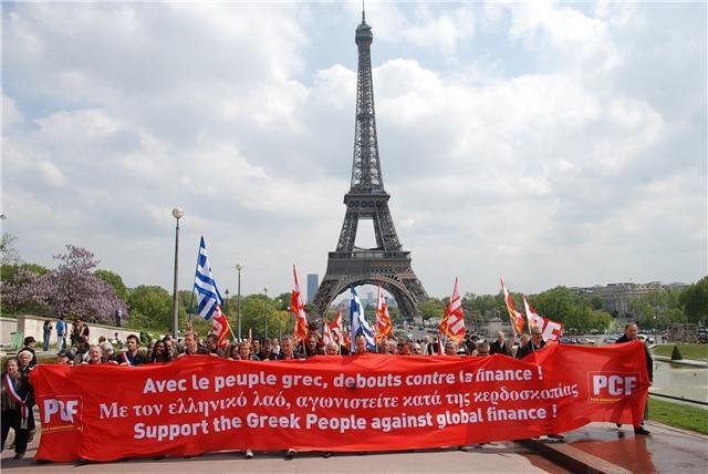 Avec le peuple grec, debout contre la finance