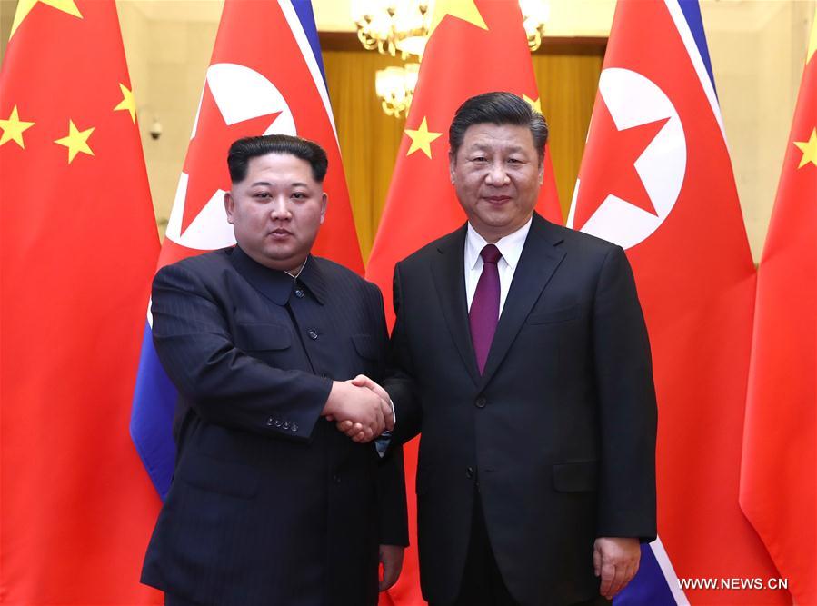 Une rencontre historique entre Xi Jinping et Kim Jong Un Une rencontre historique entre Xi Jinping et Kim Jong Un