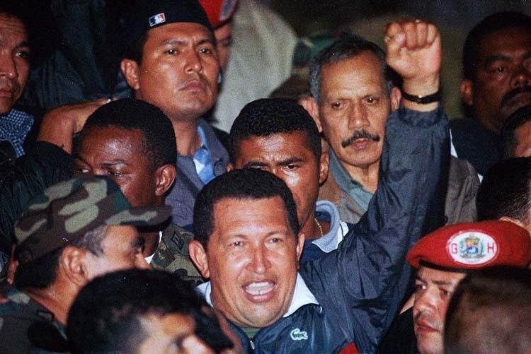 Le 11 avril 2002, les Etats-Unis tentent de renverser Hugo Chávez