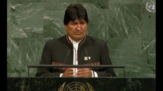 Evo Morales appelle l'ONU à combattre le capitalisme et à protéger la terre