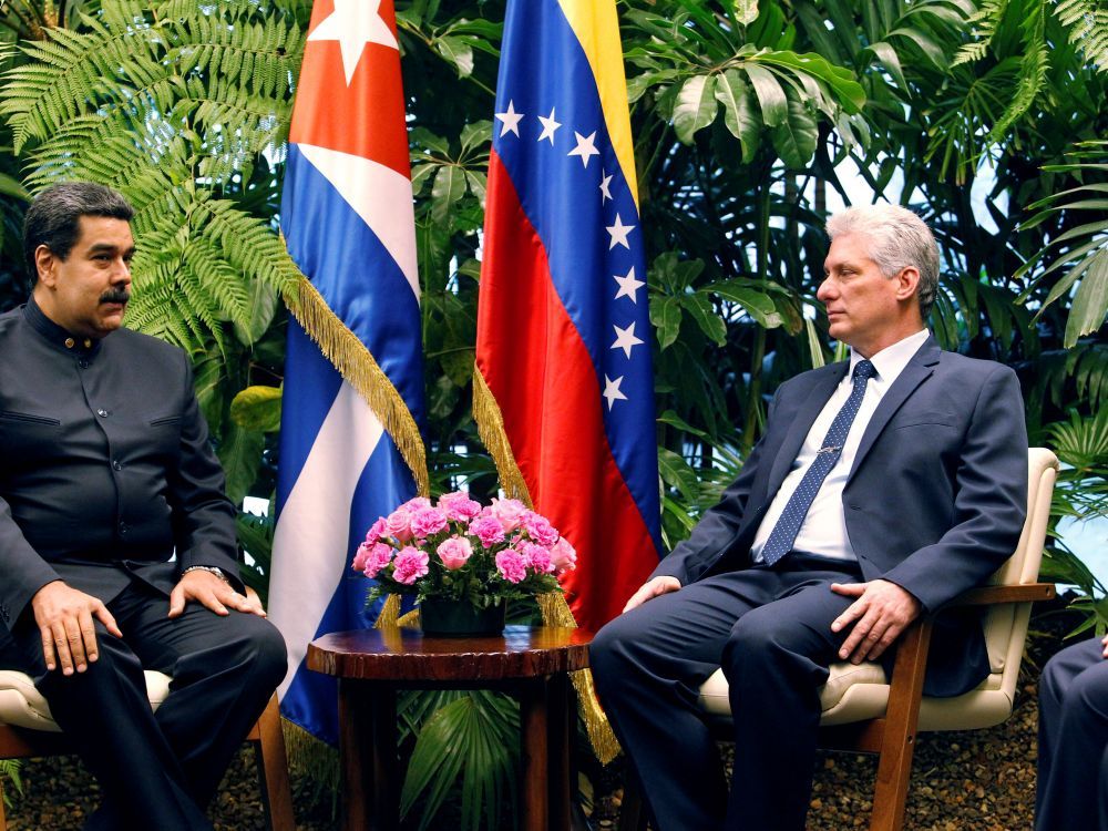 Nicolas Maduro est le premier chef d'Etat à rendre visite à Michel Diaz-Canel