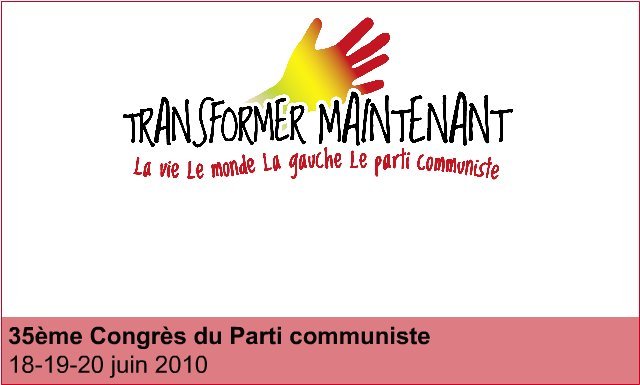 35ème congrès du PCF : Rapport sur la résolution finale 35ème congrès du PCF : Rapport sur la résolution finale