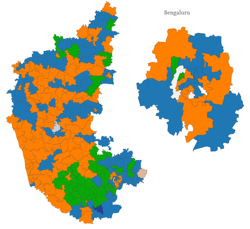 Inde : Les nationalistes s'imposent au Karnataka, les communistes frôlent l'élection d'un député Inde : Les nationalistes s'imposent au Karnataka, les communistes frôlent l'élection d'un député