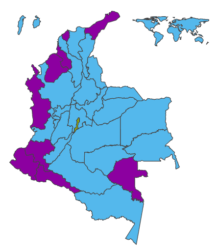 25,08% pour le candidat de gauche, Gustavo Petro, aux présidentielles de Colombie