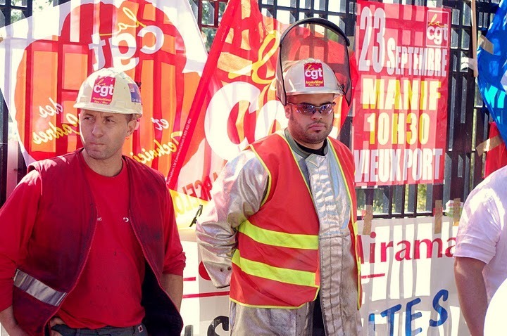 Rassemblement à Istres pour dénoncer la "réforme" des retraites